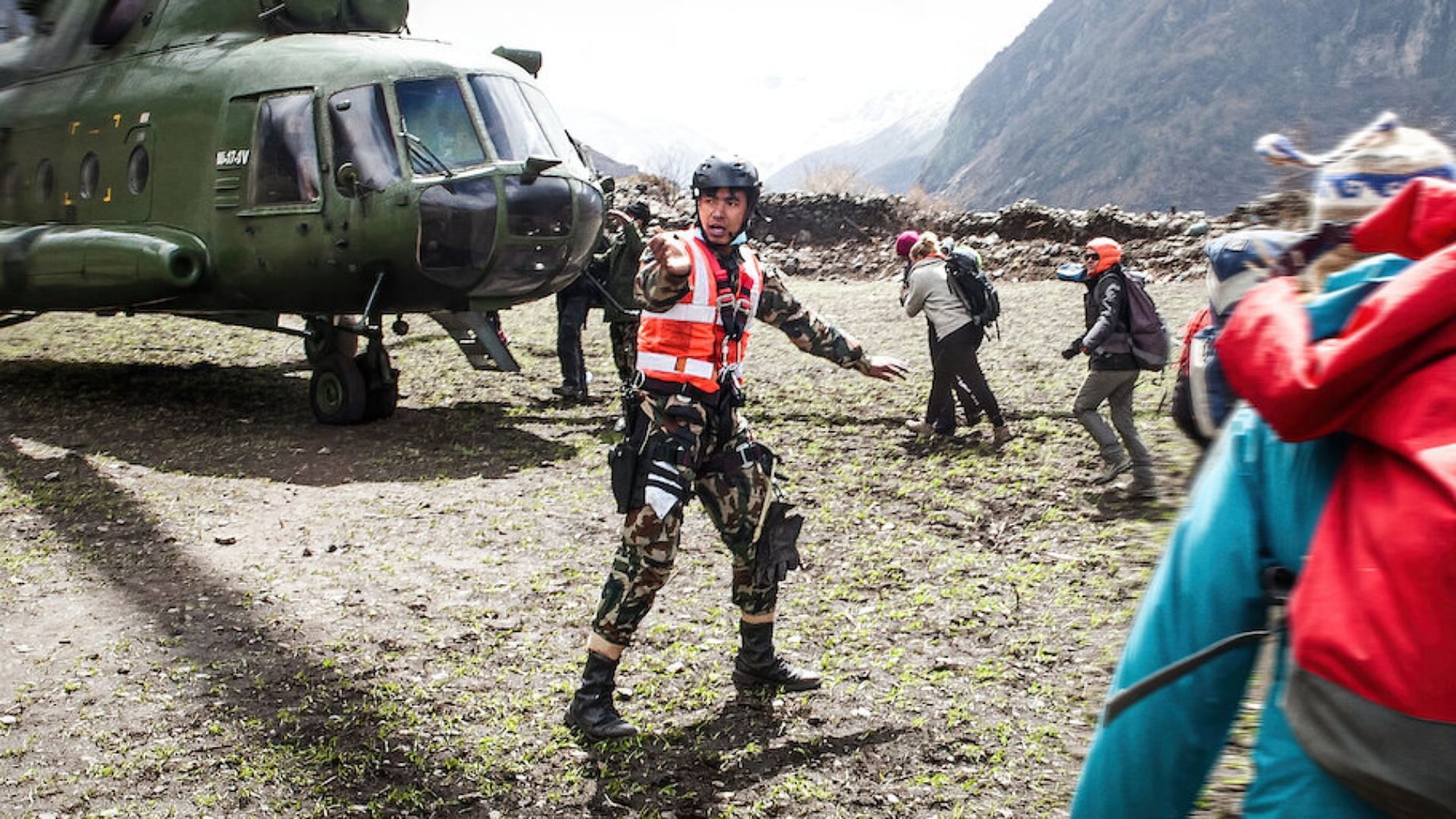Nepal was hit with a crisis (Image via Netflix)